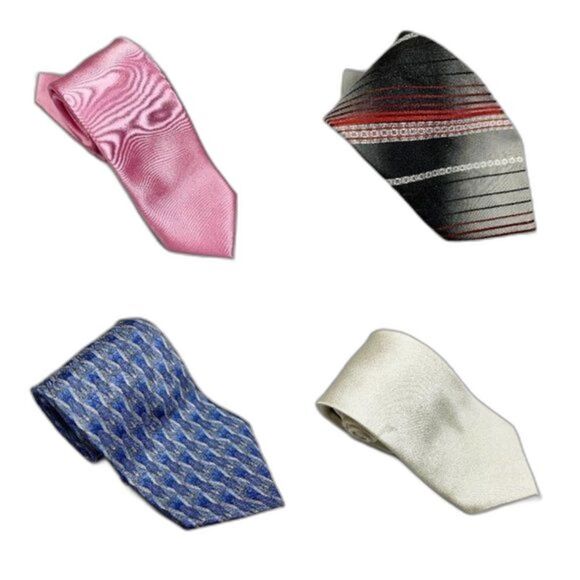 Mens Tie Bundle of 4 Ties - Picture 1 of 11